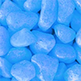 DECORAÇÃO PARA AQUÁRIO - AREIA COLORIDA NEON (AZUL) 1KG