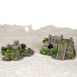 DECORAÇÃO PARA AQUÁRIO - RUINAS MAYAS