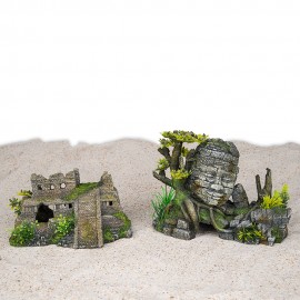 DECORAÇÃO PARA AQUÁRIO - RUINAS MAYAS