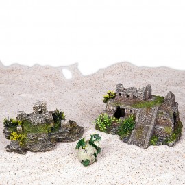 DECORAÇÃO PARA AQUÁRIO - RUINAS MAYAS