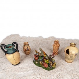 DECORAÇÃO PARA AQUÁRIO - VASO EGÍPCIO GRANDE