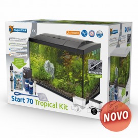 SUPERFISH - AQUÁRIO START (PRETO) 70L