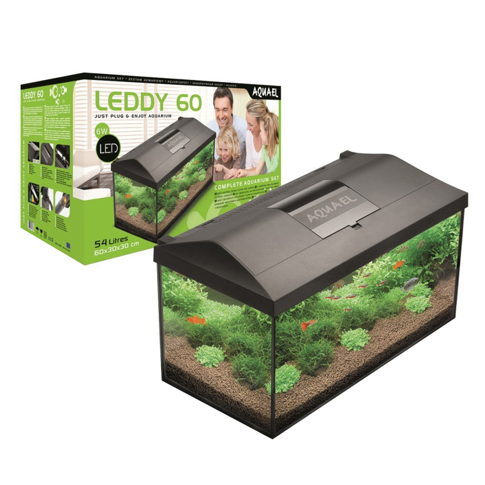 AQUÁRIO - LEDDY KIT (60 x 30 x 30CM)