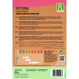 S.PETUNIA RO.HIBRI.COMPACTA ANA VERMELHA