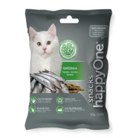 HAPPY ONE SNACKS SEMI-HUMIDO GATO SARDINHA - 50GR