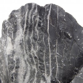 DECORAÇÃO PARA AQUÁRIO - ROCHA NEGRA COM VEIOS (PEÇAS SORTIDAS)