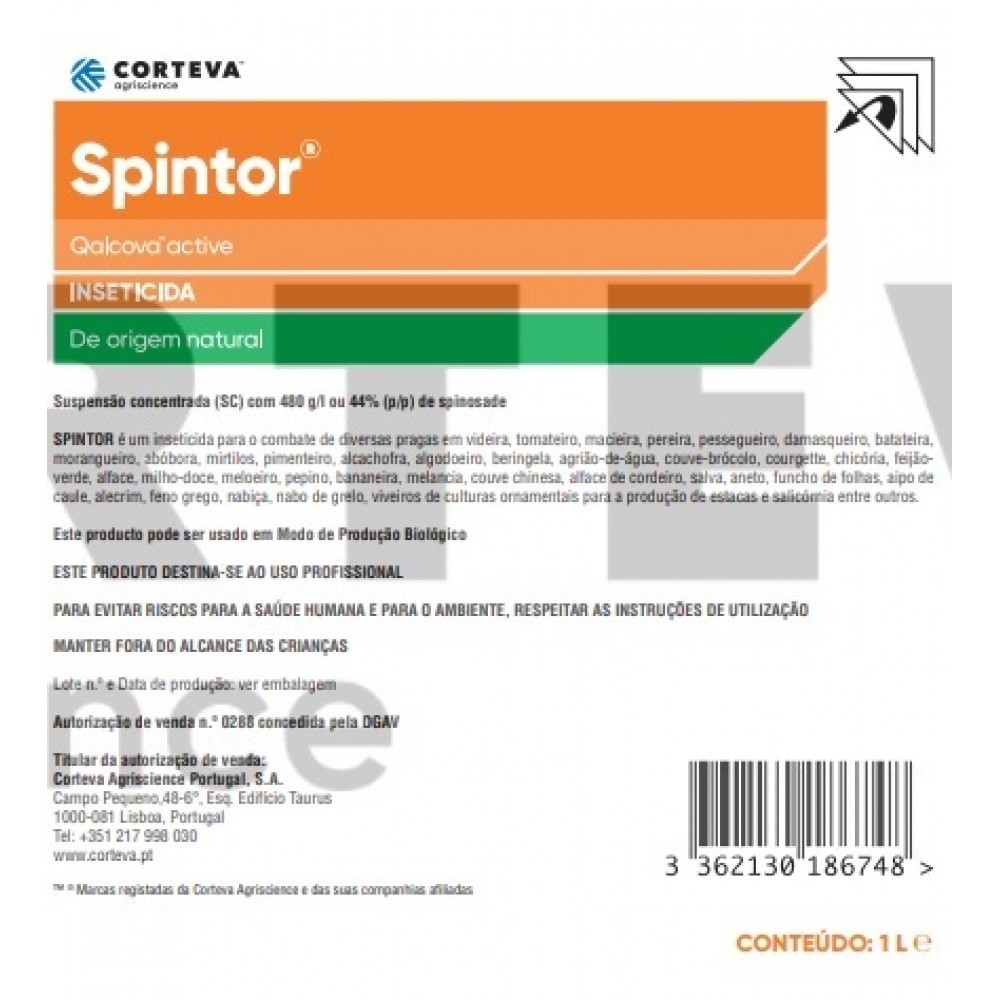 CORTEVA SPINTOR 480 SC AV 0882 - 1LT