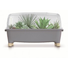 MESA DE CULTIVO RESPANA WOOD 3 EM 1 BAIXA - CINZA