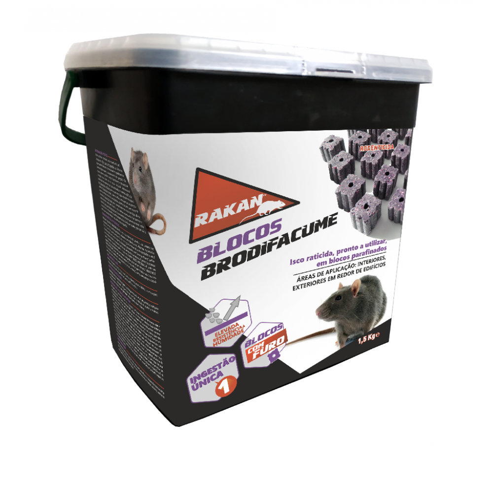 ISOTEK RAKAN BLOCOS C/ FURO BRODIFACUME  - CX 1,5 KILO