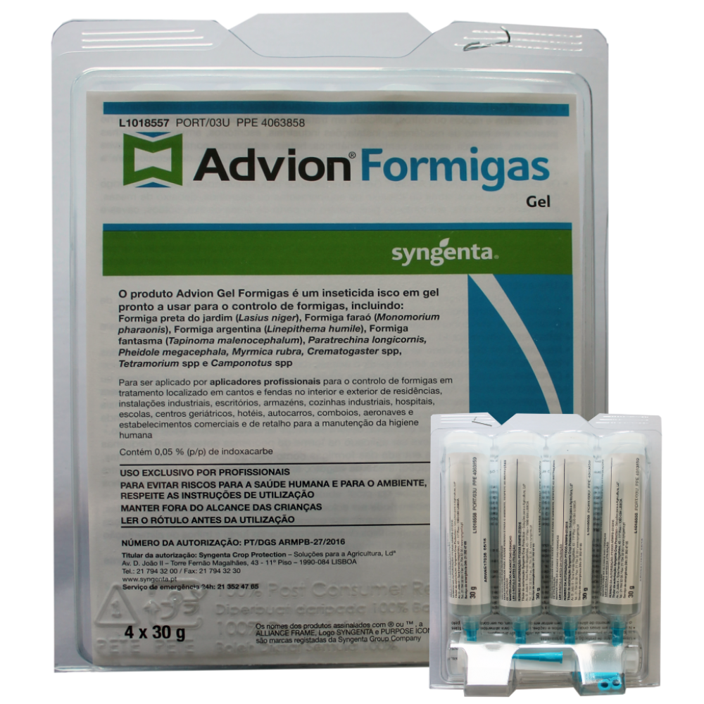 ADVION GEL FORMIGAS - 4X 30GR