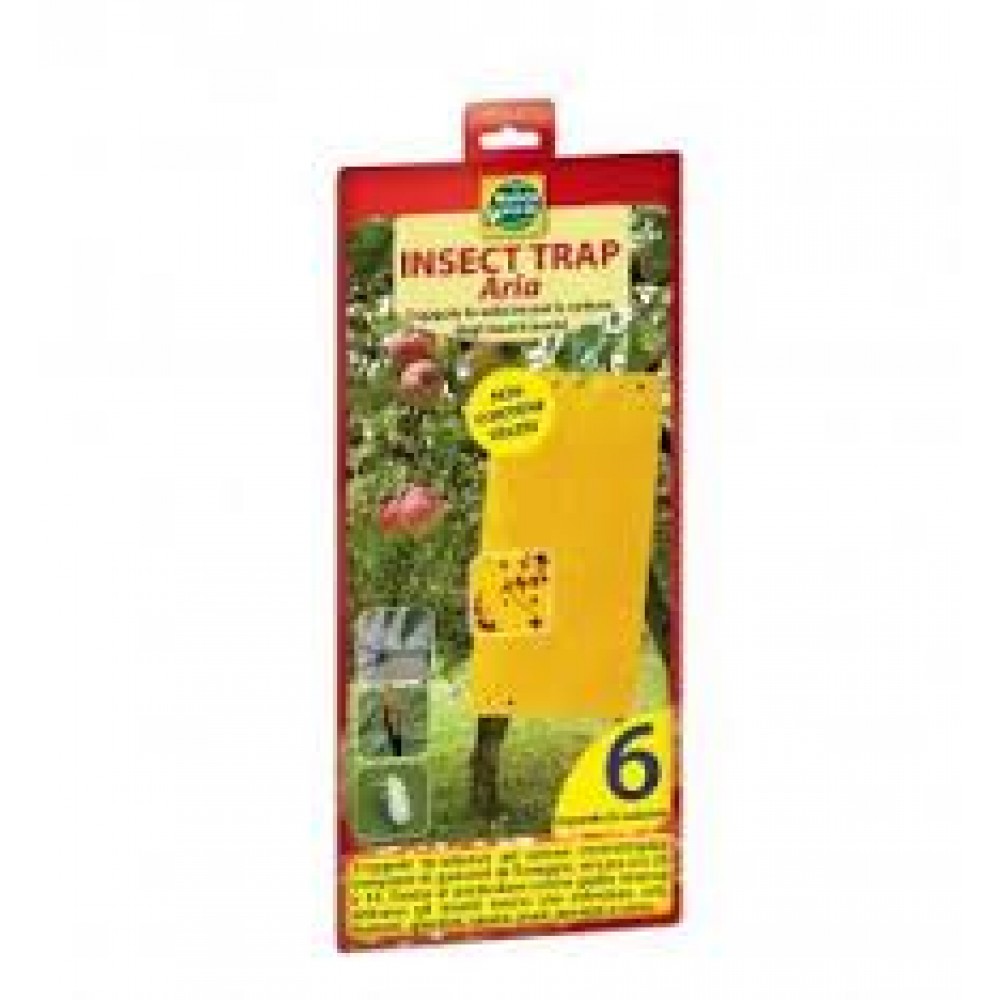 INSECT TRAP - PLACAS ARMADILHAS AMARELAS P/INSECTOS - KIT6