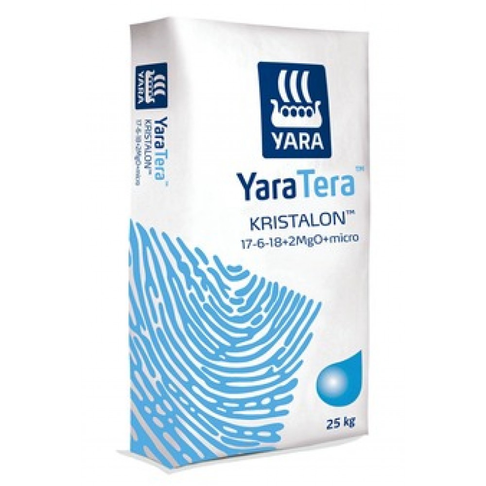 ADUBO YARA KRISTALON AZUL 17.6.18+2MGO   - SC 25 KG