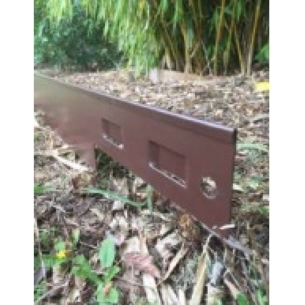 LANCIL DE AÇO SAFE GALVANIZADO CASTANHO 2000MM X100X1.25MM - UNIDADE