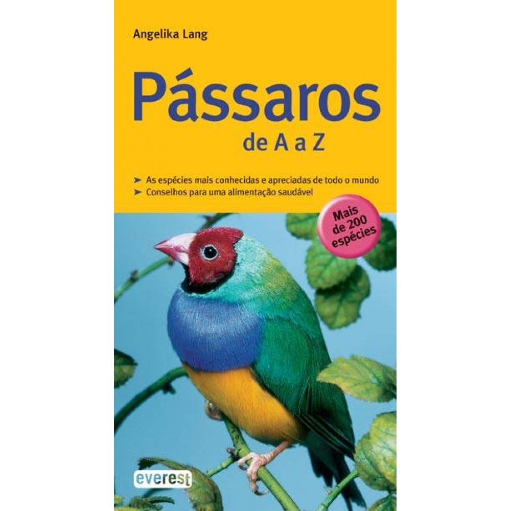 LIVRO PASSAROS DE A A Z