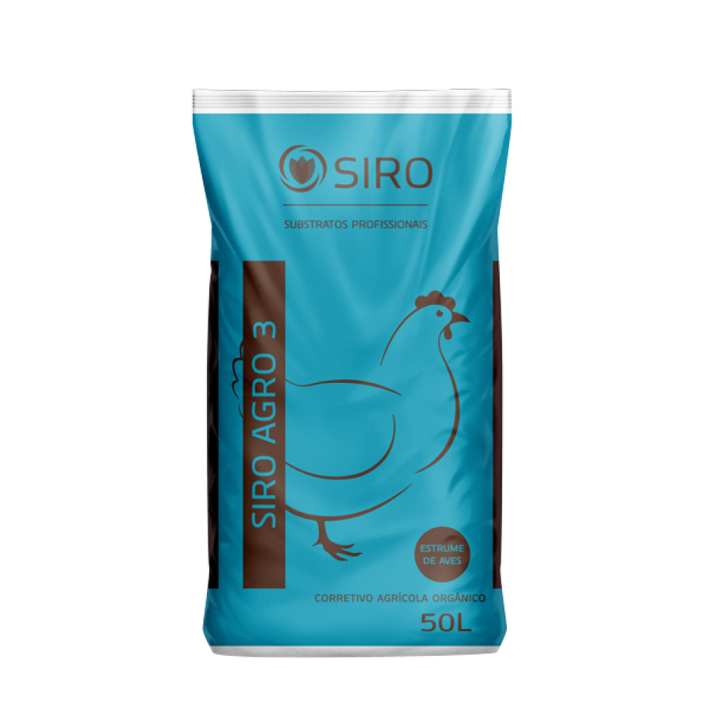 SIRO-AGRO 3 -COMPOSTO GALINHA  - SC 70LT