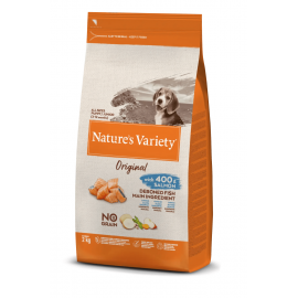 NATURE'S VARIETY ORIGINAL  CAO (PUPPY) JUNIOR NO GRAIN  SALMÃO -  10 KG