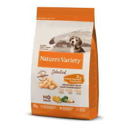 NATURE'S VARIETY SELECTED  CAO (PUPPY) JUNIOR NO GRAIN  FRANGO DO CAMPO -  10 KG