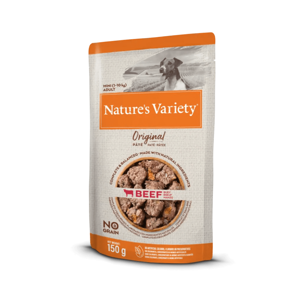NATURE'S VARIETY ORIGINAL CAO WET MINI VACA (8X150G)