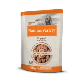 NATURE'S VARIETY ORIGINAL CAO WET MEDIUM/MAXI  FRANGO (8X300G)