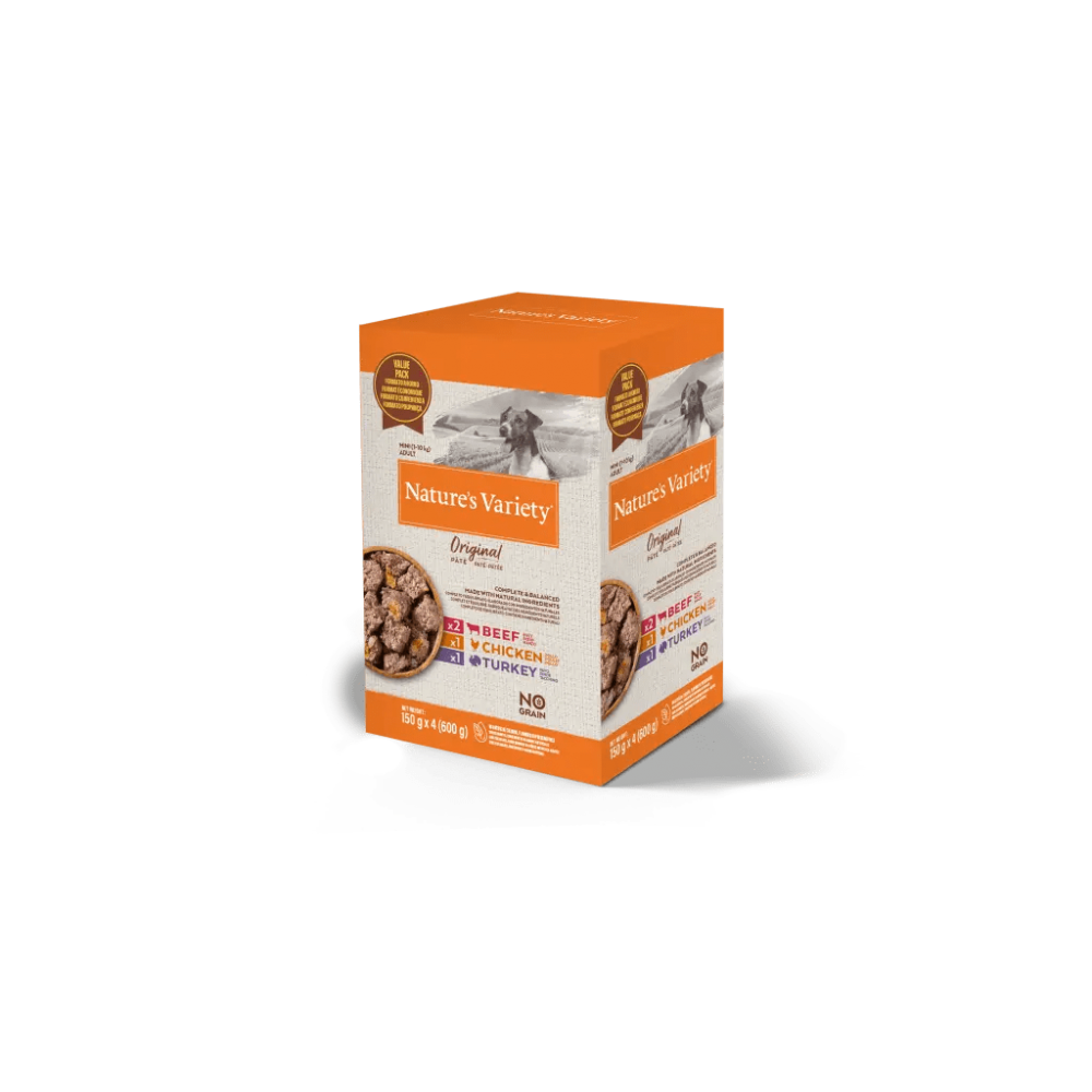NATURE'S VARIETY ORIGINAL CAO WET MINI MULTIPACK (4X150G)