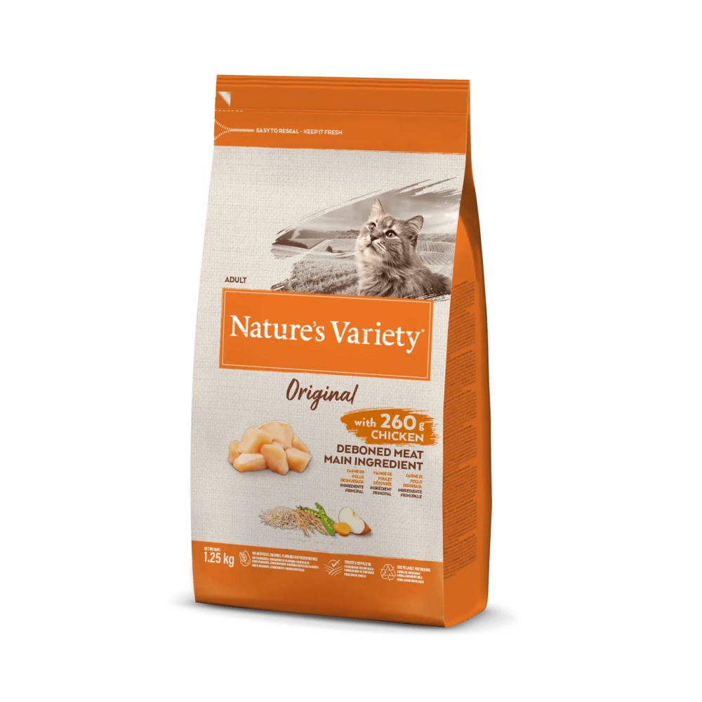NATURE'S VARIETY ORIGINAL  GATO ADULTO FRANGO - 1,25KG
