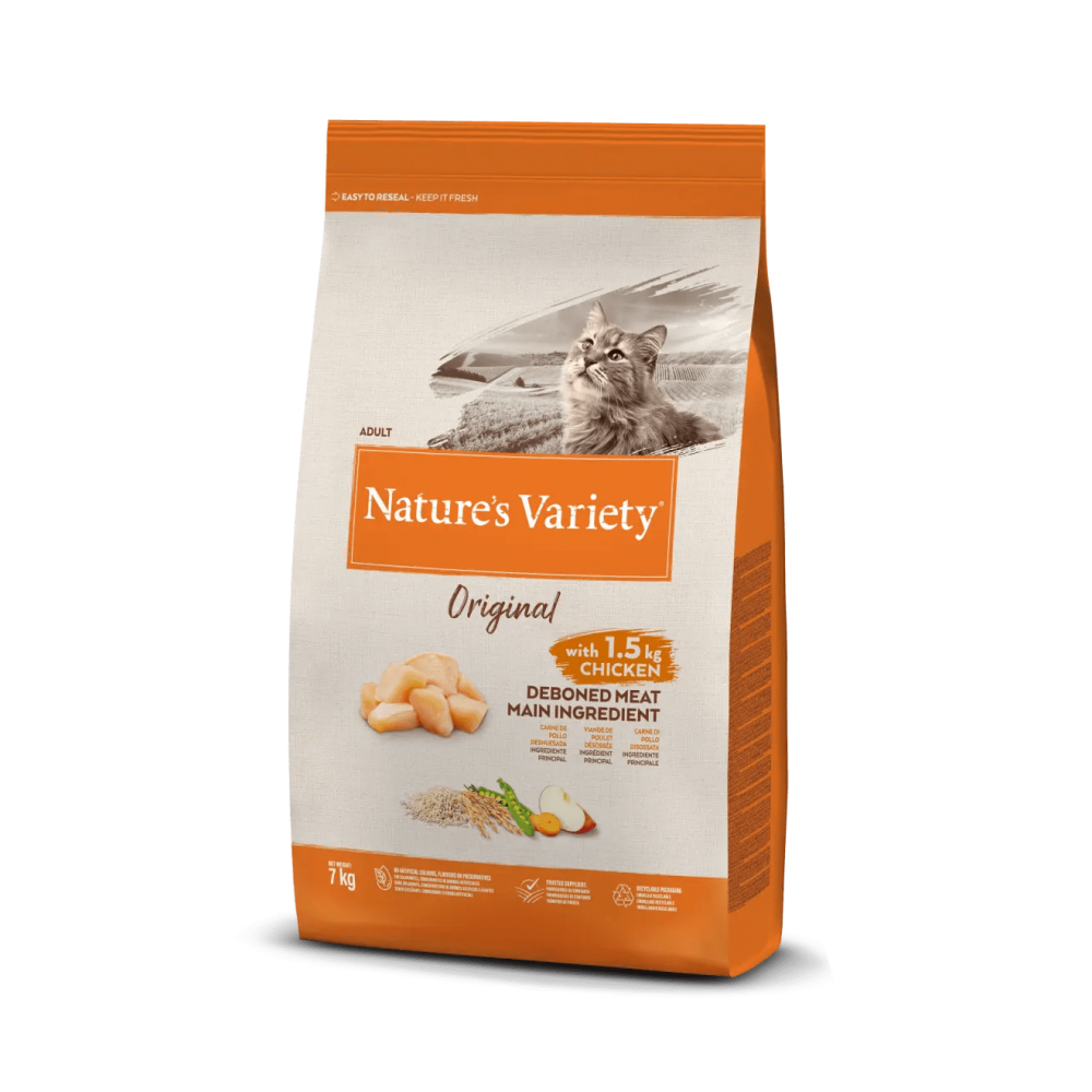 NATURE'S VARIETY ORIGINAL  GATO ADULTO FRANGO -7KG
