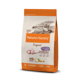 NATURE'S VARIETY ORIGINAL  GATO STERILIZED/NEUTERED ADULTO NO GRAIN PERÚ - 7KG