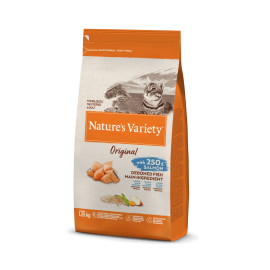 NATURE'S VARIETY ORIGINAL  GATO STERILIZED/NEUTRERED ADULTO SALMÃO- 1,25KG