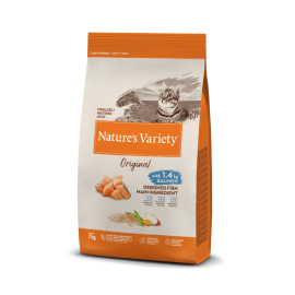 NATURE'S VARIETY ORIGINAL  GATO STERILIZED/NEUTRERED ADULTO SALMÃO- 7KG