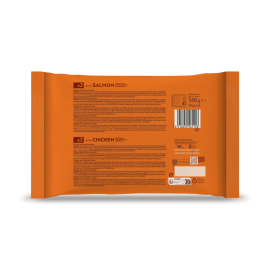 NATURE'S VARIETY ORIGINAL GATO WET PEDAÇOS COM MOLHO  MULTIPACK 2 FRANGO + 2 SALMÃO ( 4X85G)