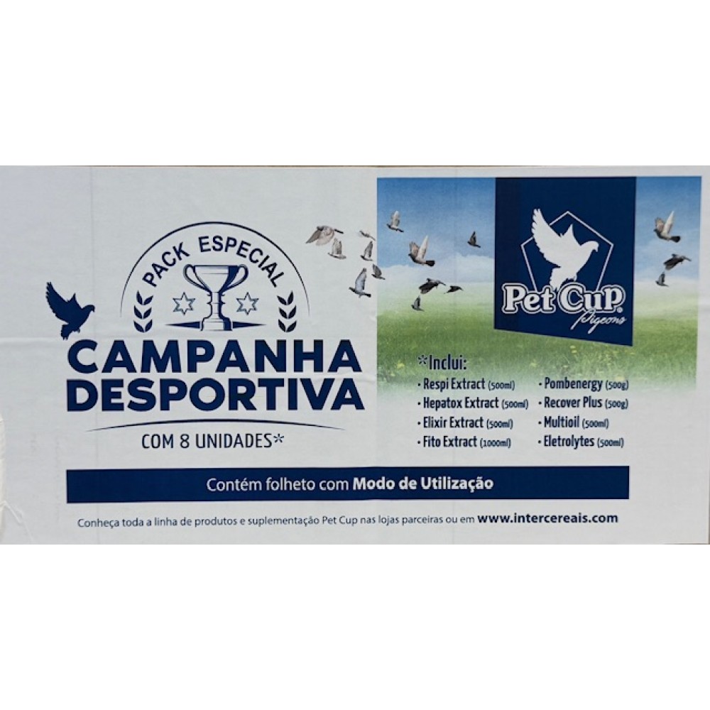 PETCUP PACK CAMPANHA DESPORTIVA