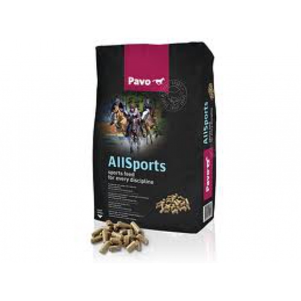 PAVO RAÇAO CAVALOS ALLSPORTS - SACO 20KG