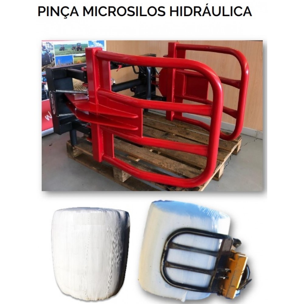 PINÇA HIDRAULICA PARA MICROSILOS
