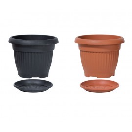 PRATO P/VASO TERRA TERRACOTA -25CM