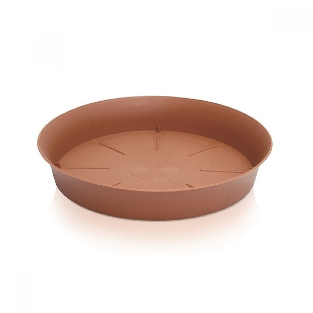 PRATO P/VASO PLASTICA TERRACOTA -34CM