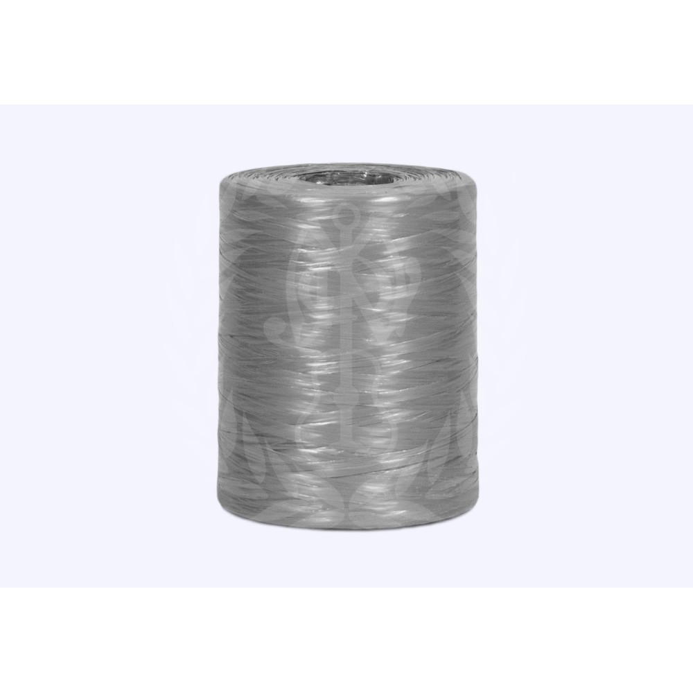 FIO DE RAFIA ESPALMADA CINZA - 1KG