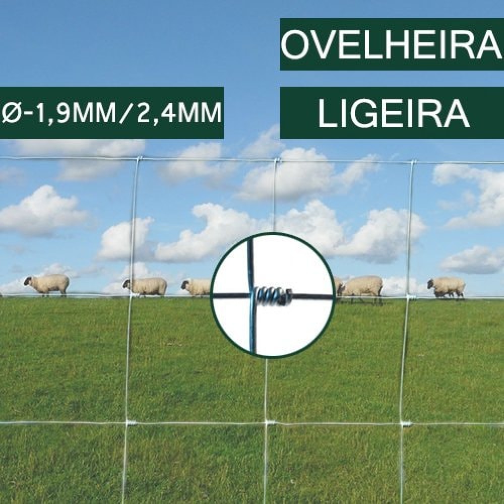 REDE OVELHEIRA 100/8/15 LIGEIRA 100CM DE ALTURA - 50MT