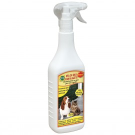VIA DI QUI CANI E GATTI- REPELENTE CÃES E GATOS - 750ML