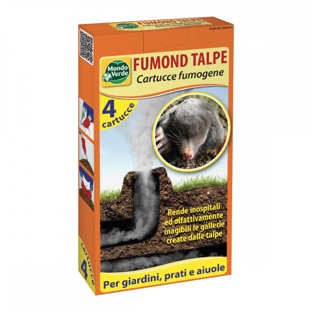 FUMOND TALPE - REPELENTE 4 CARTUCHOS P/TOUPEIRAS