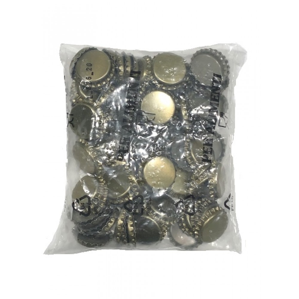 CAPSULA METALICA Ø 29 SEM JUNTA PVC - 100 UNID