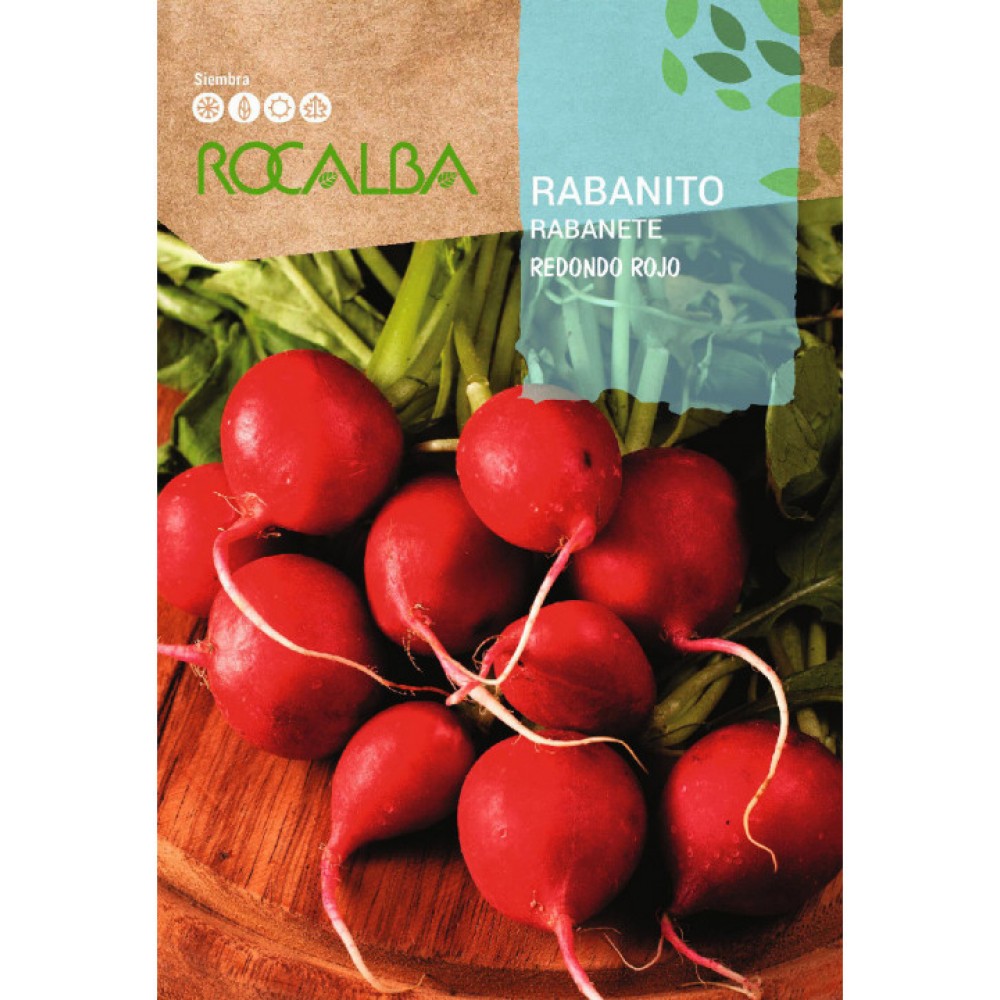 S.RABANETE ROCALBA REDONDO VERMELHO - 100gr
