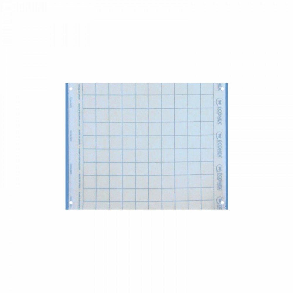 ECONEX PLACA AZUL CROMOTÓPICA 40 X 25CM - UNIDADE