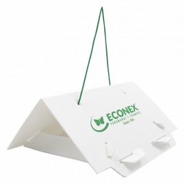 ECONEX ARMADILHA TRIANGULAR BRANCA DOBRAVEL S/ FOLHAS COLANTES