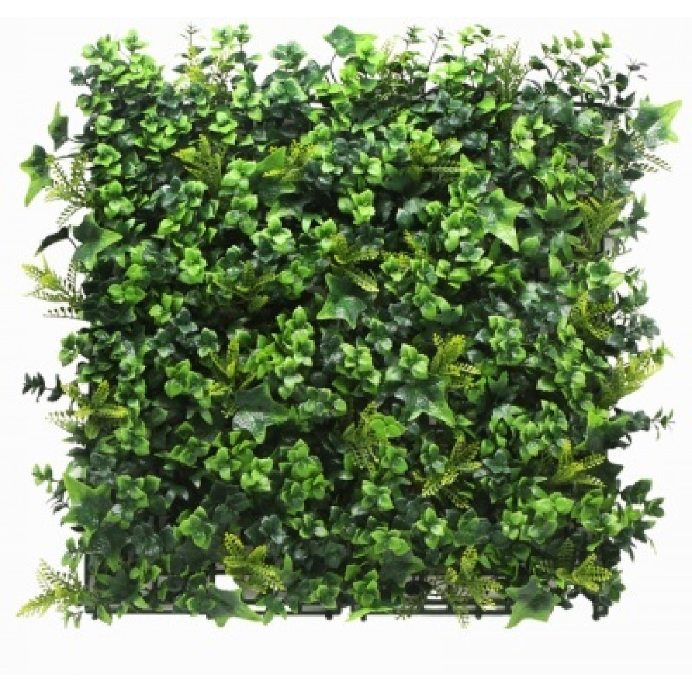 JARDIM VERTICAL ARTIFICIAL MODELO TROPICAL- 50X50CM