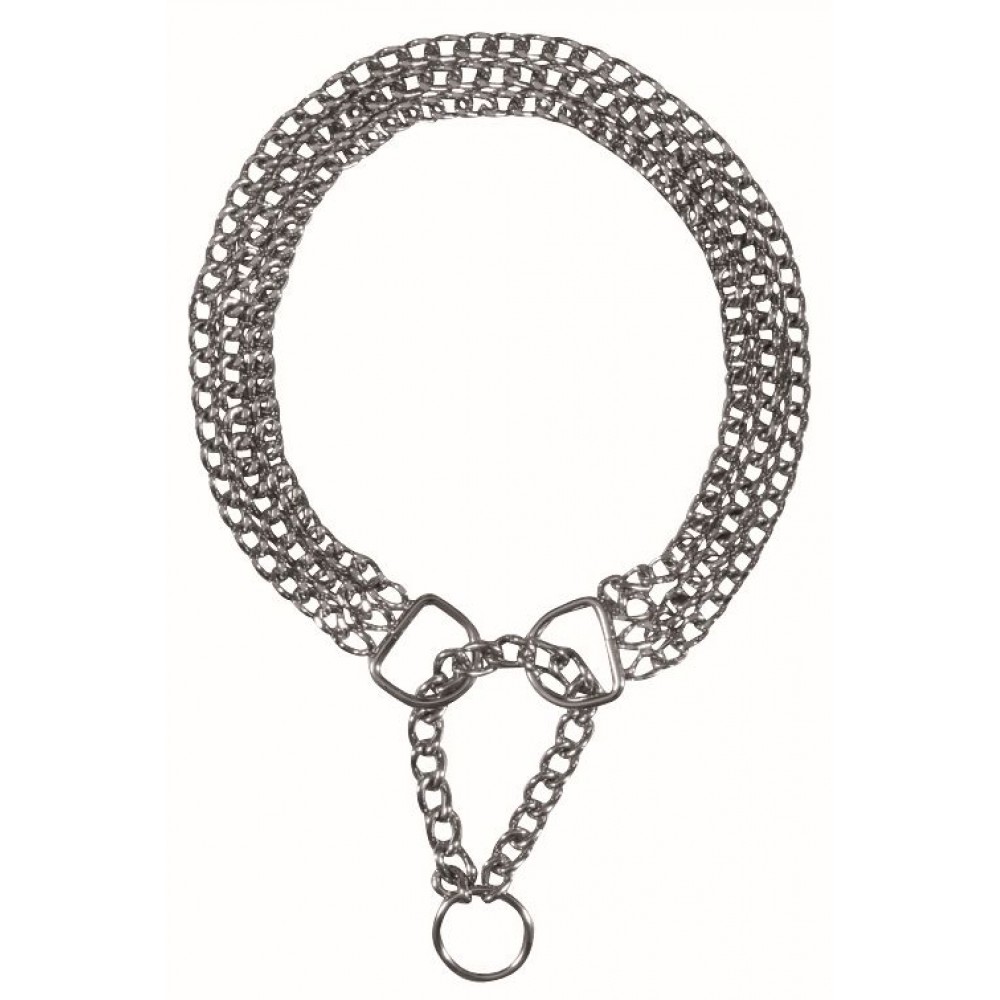 TRIXIE ESTRANGULADOR TRIPLO METAL 65 CM