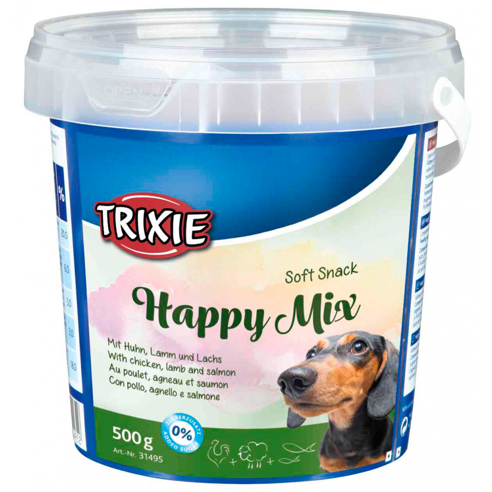 TRIXIE SOFT SNACKS HAPPY MIX   - 500 GR