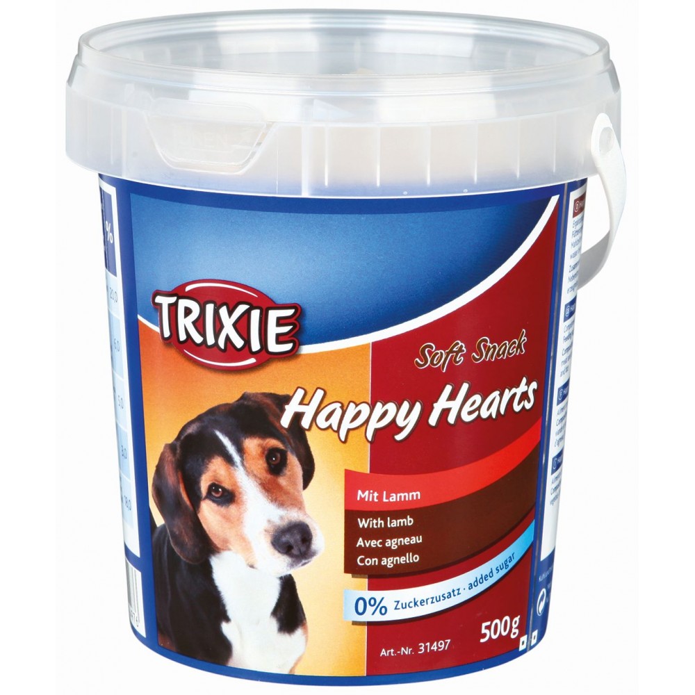 TRIXIE SOFT SNACKS HAPPY HEARTS - 500 GR