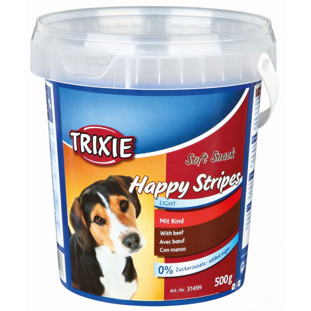 TRIXIE SOFT SNACKS HAPPY STRIPES - 500 GR