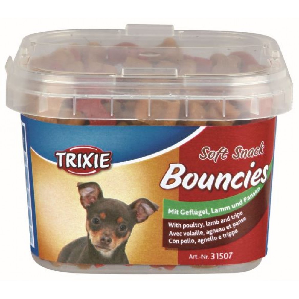 TRIXIE SOFT SNACKS BOUNCIS C/FRANGO E CORDEIRO  - 140 GR