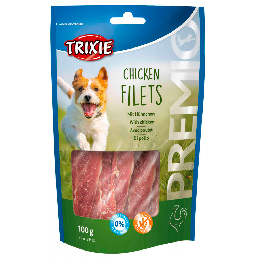 TRIXIE PREMIO CHICKEN FILETS LIGHT - 100 GR